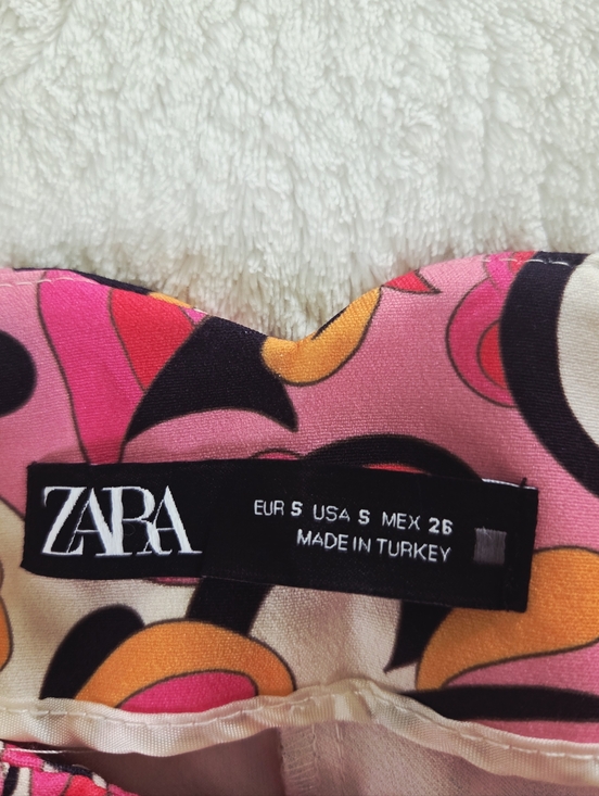 ZARA ✨️ Women's Pink Trouser Pants Size S - Picture 2 of 9